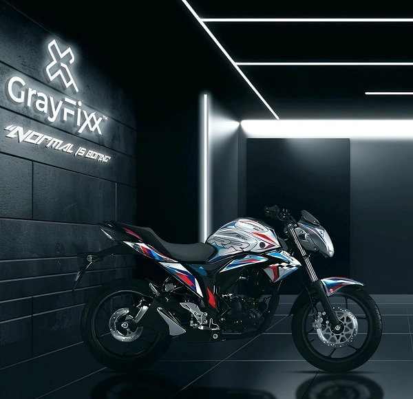 RR Edition Full Body Sticker for Gixxer 150 Naked | Made in Premium Gloss Vinyl with FPF (Fade Protection Film), Waterproof, Precut Sticker, Pack of 1